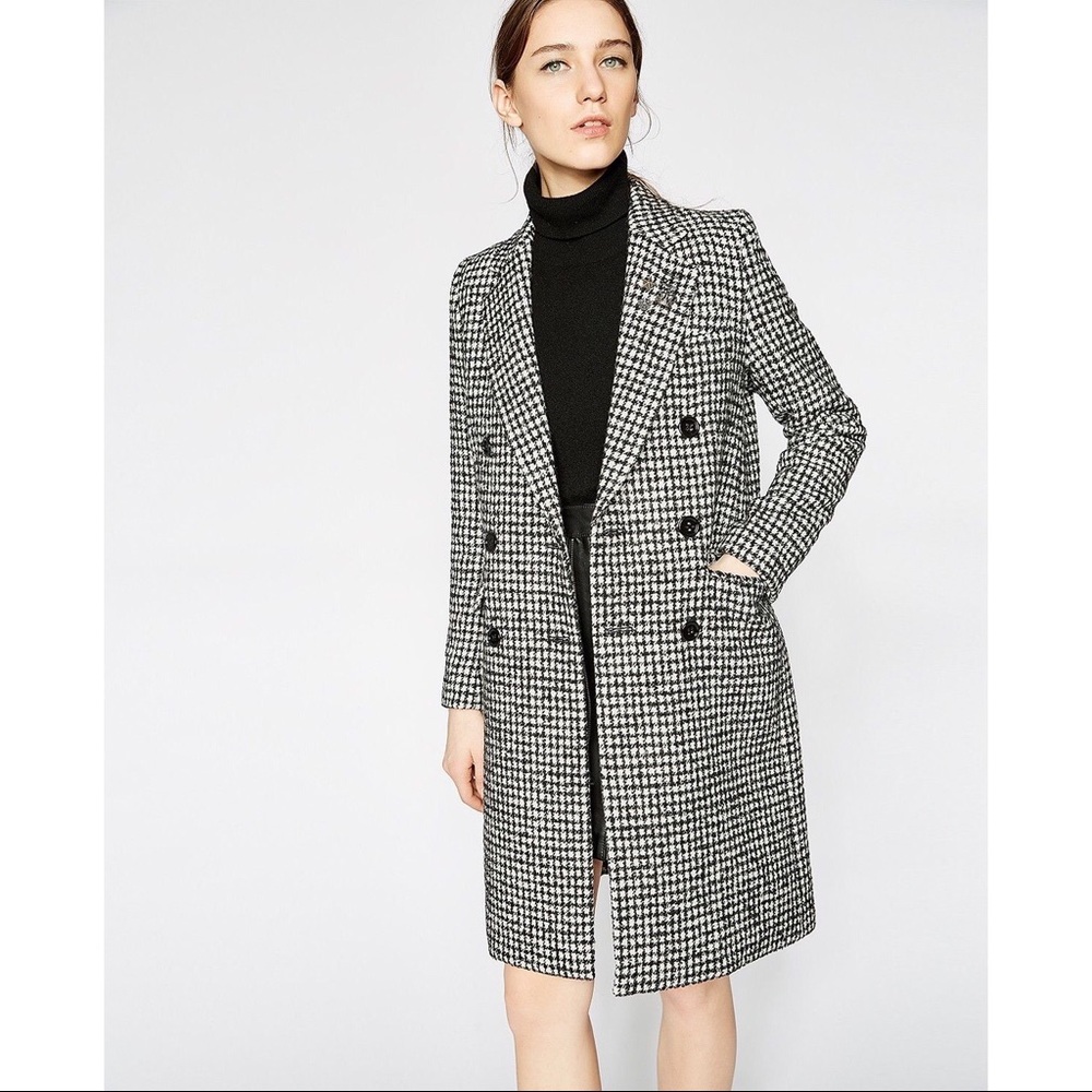 The Kooples houndstooth coat jacket